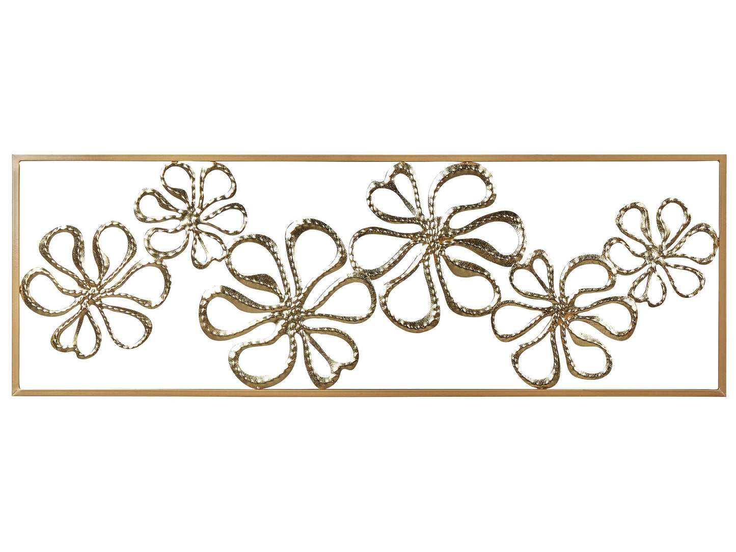 Wandobjekt Blume CERIUM Metall 31 cm Gold