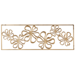 Wandobjekt Blume CERIUM Metall 31 cm Gold