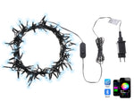 Smart LED Lichterkette 100 Lichter mehrfarbig mit App-Steuerung 1350 cm IGALIKU