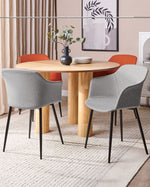 Esszimmerstuhl 2er Set ELIM Hellgrau