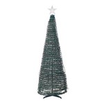 Deko Weihnachstbaum 160 cm mit Smart LED Beleuchtung mehrfarbig App-Steuerung SAARLOQ