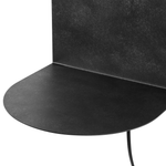 Wandlampe MAPI mit Ablage Metall Graphitgrau