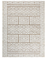 Teppich cremeweiss / beige 300 x 400 cm orientalisches Muster GOGAI