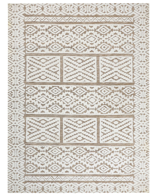 Teppich cremeweiss / beige 300 x 400 cm orientalisches Muster GOGAI