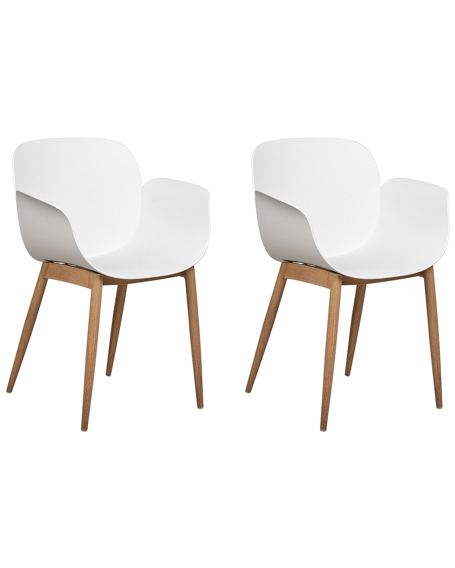 Esszimmerstuhl 2er Set ABILENE Weiss