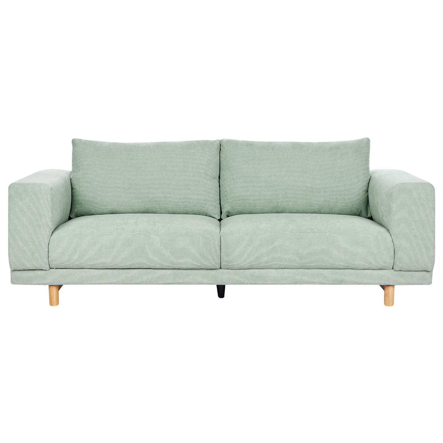 3-Sitzer Sofa Cord mintgrün NIVALA