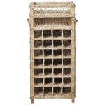 Weinständer BASIRA Rattan 112 cm Naturfarben