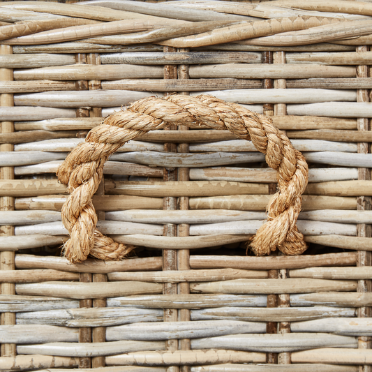 Weinständer BASIRA Rattan 112 cm Naturfarben