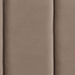 Bett mit Lattenrost Samtstoff VILLETTE 160 x 200 cm Taupe