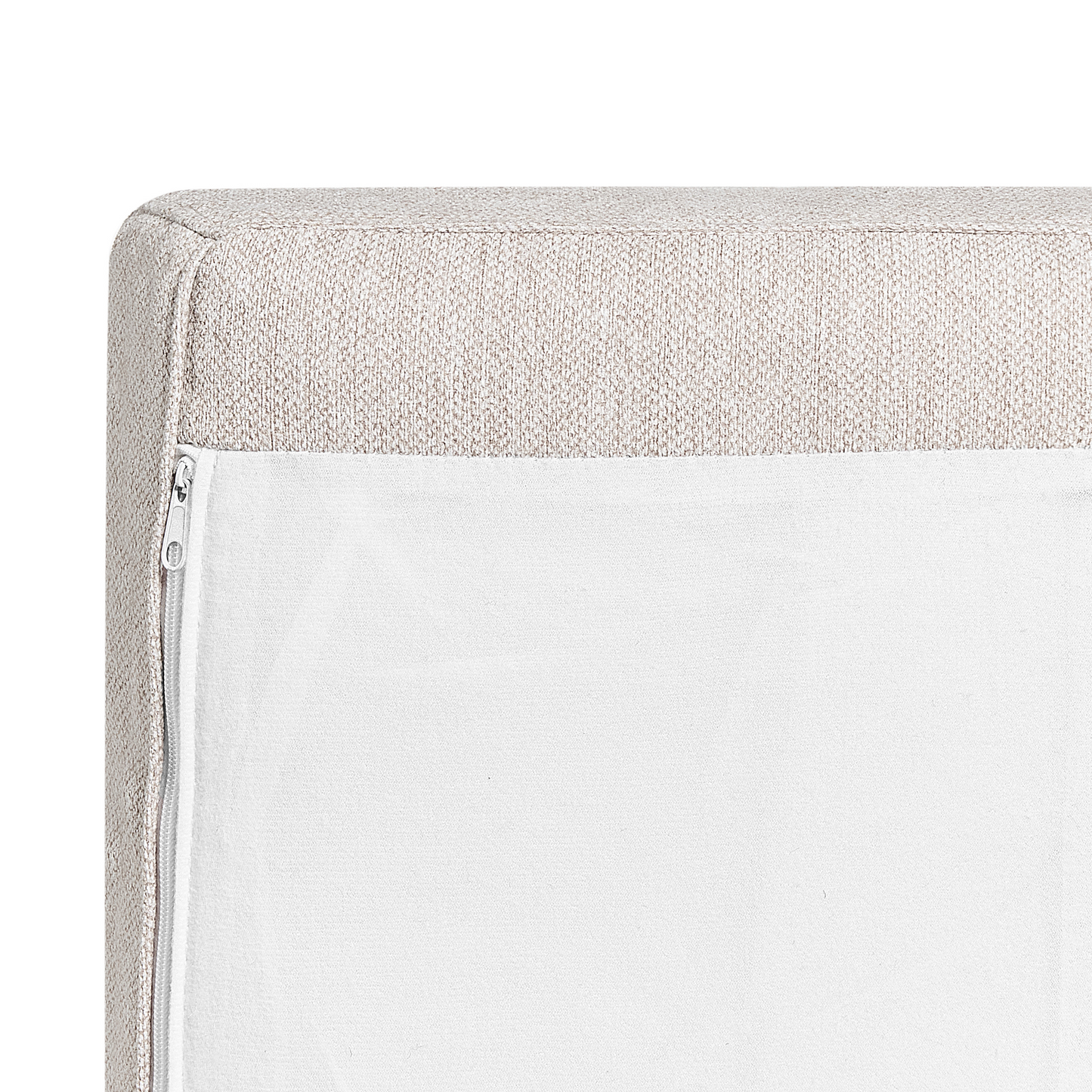 4-Sitzer Ecksofa hellbeige rechtsseitig BREDA