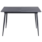Ausziehbarer Esstisch GELANDA Grau 120/160 cm 80 cm