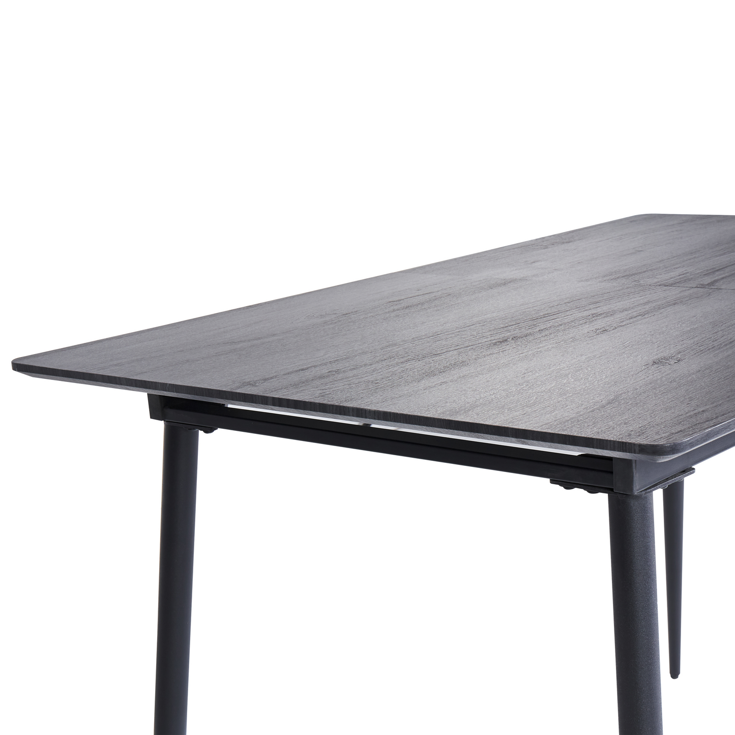 Ausziehbarer Esstisch GELANDA Grau 120/160 cm 80 cm