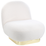 Sessel LOVIISA Bouclé Weiss