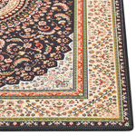 Teppich mehrfarbig 80 x 300 cm orientalisches Muster Kurzflor CIVRIL