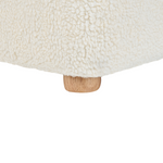 Kindersessel Teddy-Optik cremeweiss Tierform Einhorn LULEA