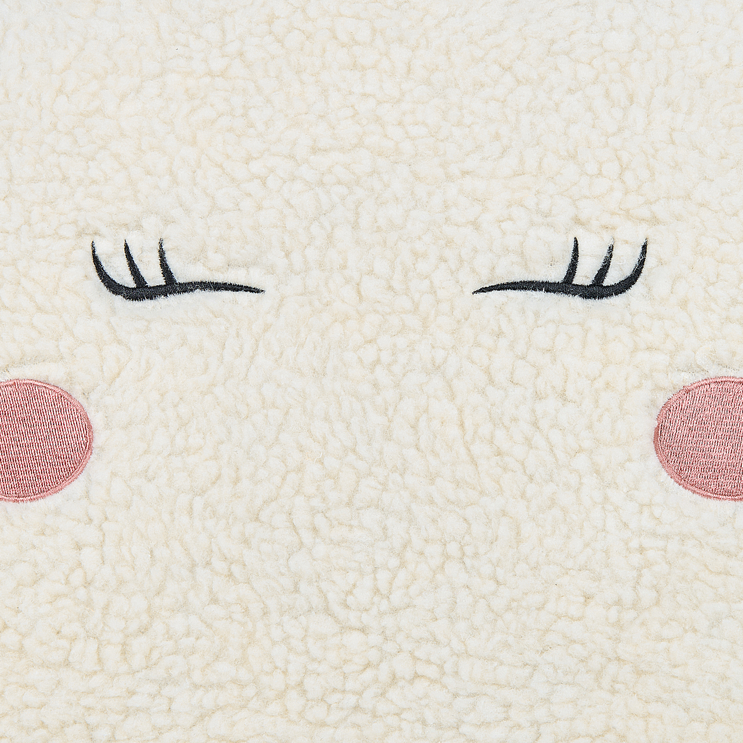 Kindersessel Teddy-Optik cremeweiss Tierform Einhorn LULEA