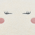 Kindersessel Teddy-Optik cremeweiss Tierform Einhorn LULEA