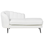 Chaiselongue Bouclé cremeweiss linksseitig ALLIER