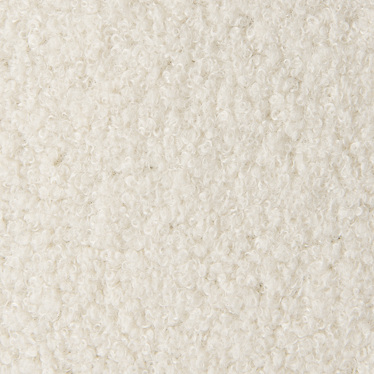 Esszimmerstuhl 2er Set ELMA Bouclé Cremeweiss