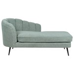 Chaiselongue Bouclé grün linksseitig ALLIER