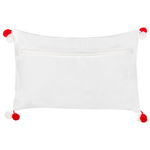 Dekokissen 2er Set ANREDERA Baumwolle 30 x 50 cm Weiss Weihnachtsmotiv