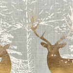 Dekokissen 2er Set AECHMEA Baumwolle 45 x 45 cm Grau Weihnachtsmotiv