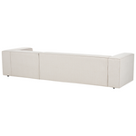 3-Sitzer Ecksofa hellbeige linksseitig VERNON