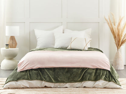 Bezug für Gewichtsdecke RHEA 100 x 150 cm Pastellrosa