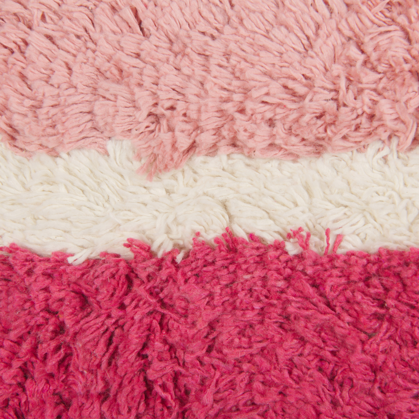 Dekokissen 2er Set BISTORTA Baumwolle 45 x 45 cm Rosa Geometrisches Muster