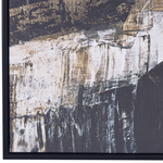 Canvas STATTE Abstraktes Muster 63 x 93 cm Schwarz