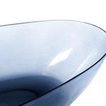 Badewanne freistehend hellblau oval 169 x 78 cm BLANCARENA