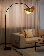 Stehlampe HERRON Naturfarben