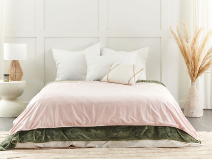 Bezug für Gewichtsdecke RHEA 135 x 200 cm Pastellrosa