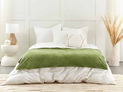 Bezug für Gewichtsdecke RHEA 100 x 150 cm Dunkelgrün