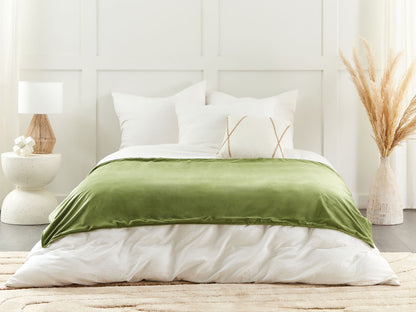 Bezug für Gewichtsdecke RHEA 120 x 180 cm Dunkelgrün