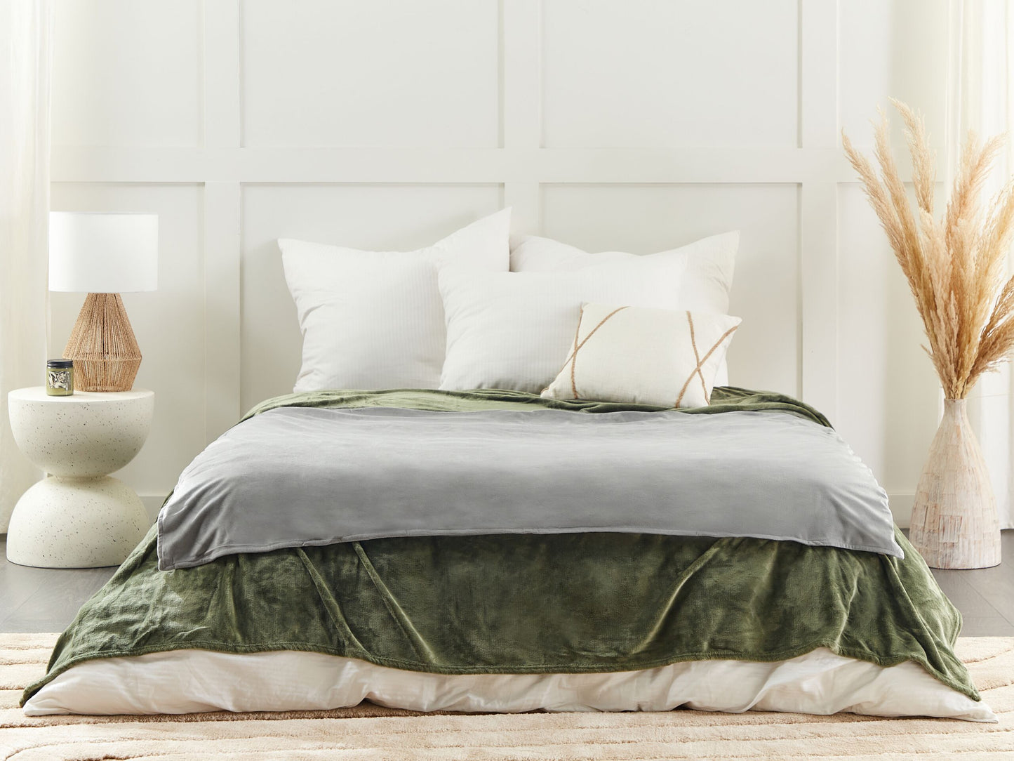 Bezug für Gewichtsdecke RHEA 100 x 150 cm Grau