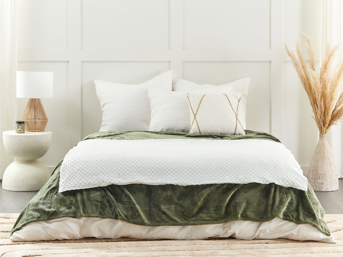 Bezug für Gewichtsdecke CALLISTO 100 x 150 cm Weiss