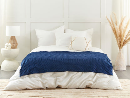 Bezug für Gewichtsdecke CALLISTO 100 x 150 cm Marineblau