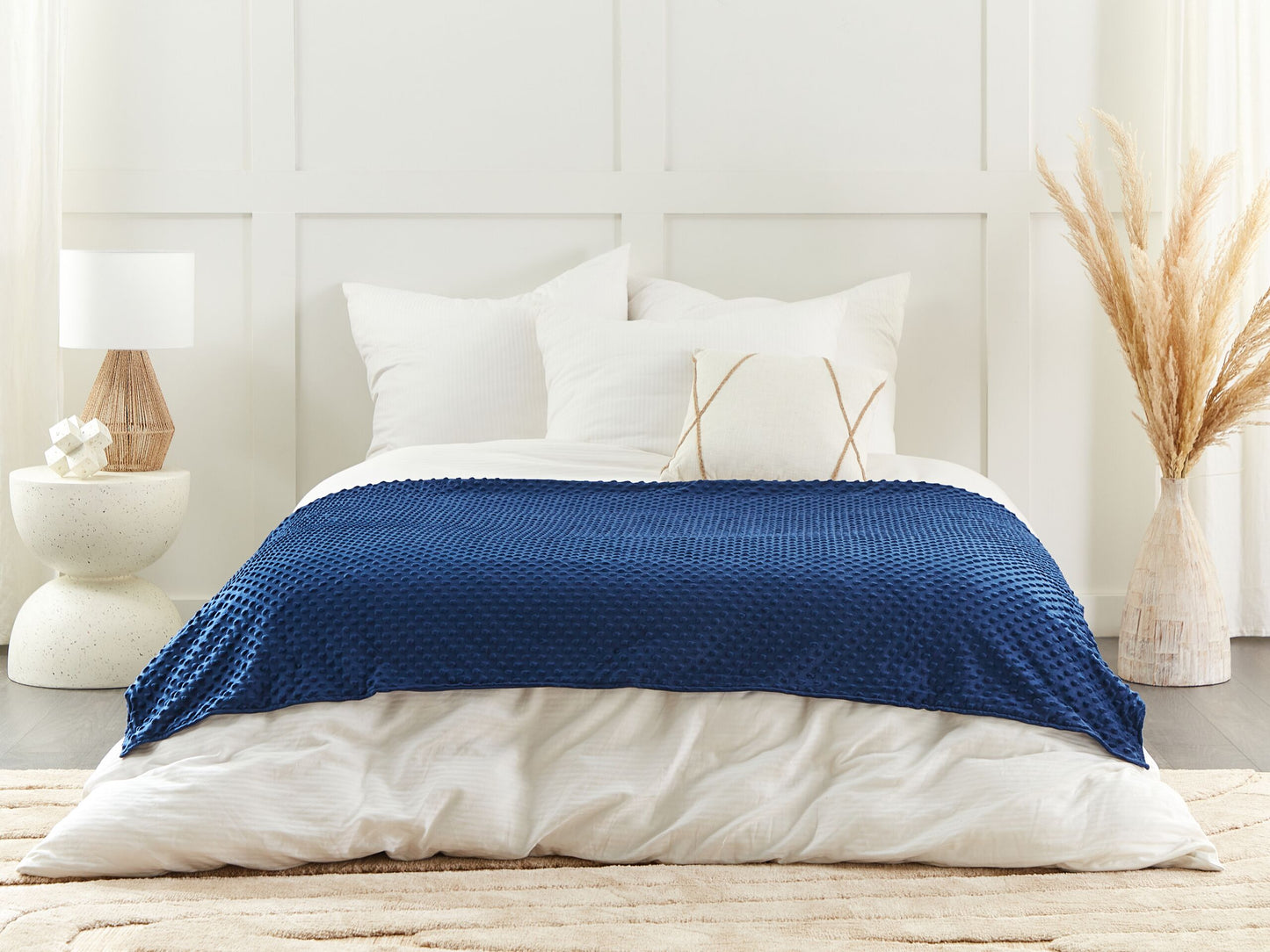 Bezug für Gewichtsdecke CALLISTO 120 x 180 cm Marineblau