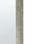 Wandspiegel HURIEL 60 cm 90 cm Samtstoff Olivgrün