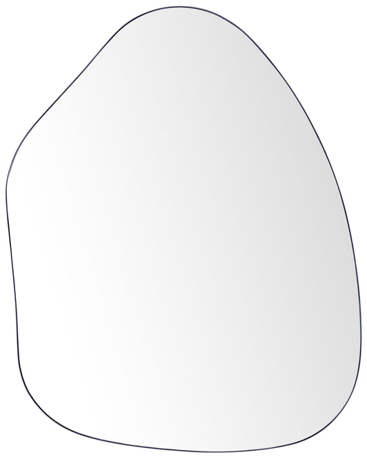 Wandspiegel PUTEAUX 70 cm 92 cm Metall Schwarz
