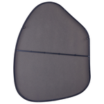 Wandspiegel PUTEAUX 70 cm 92 cm Metall Schwarz