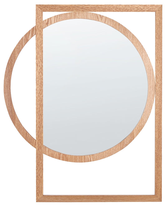 Wandspiegel LAURON 56 cm 71 cm Hellbraun
