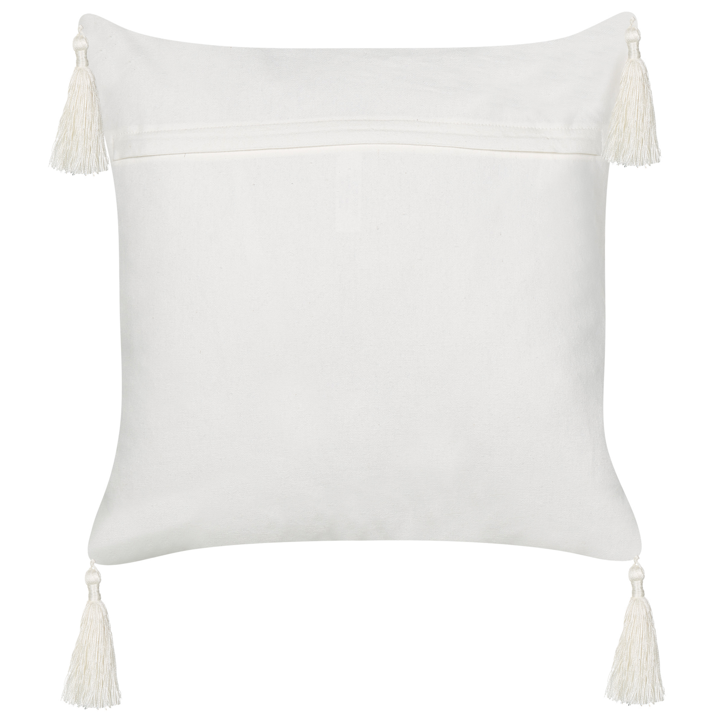 Dekokissen MELOBESIA Baumwolle 45 x 45 cm Beige Pflanzenmuster