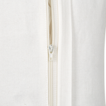 Dekokissen MELOBESIA Baumwolle 45 x 45 cm Beige Pflanzenmuster