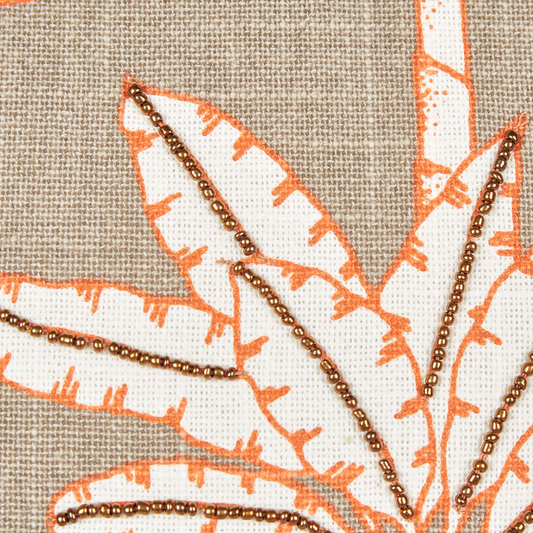 Dekokissen 2er Set MELOBESIA Baumwolle 45 x 45 cm Bunt Pflanzenmuster