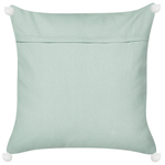 Dekokissen 2er Set NORI Baumwolle 45 x 45 cm Mintgrün Pflanzenmuster
