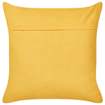 Dekokissen Regenbogenmotiv Baumwolle gelb 45 x 45 cm 2er Set LEEA