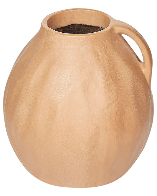 Dekovase PERAK Keramik 27 cm Sandbeige