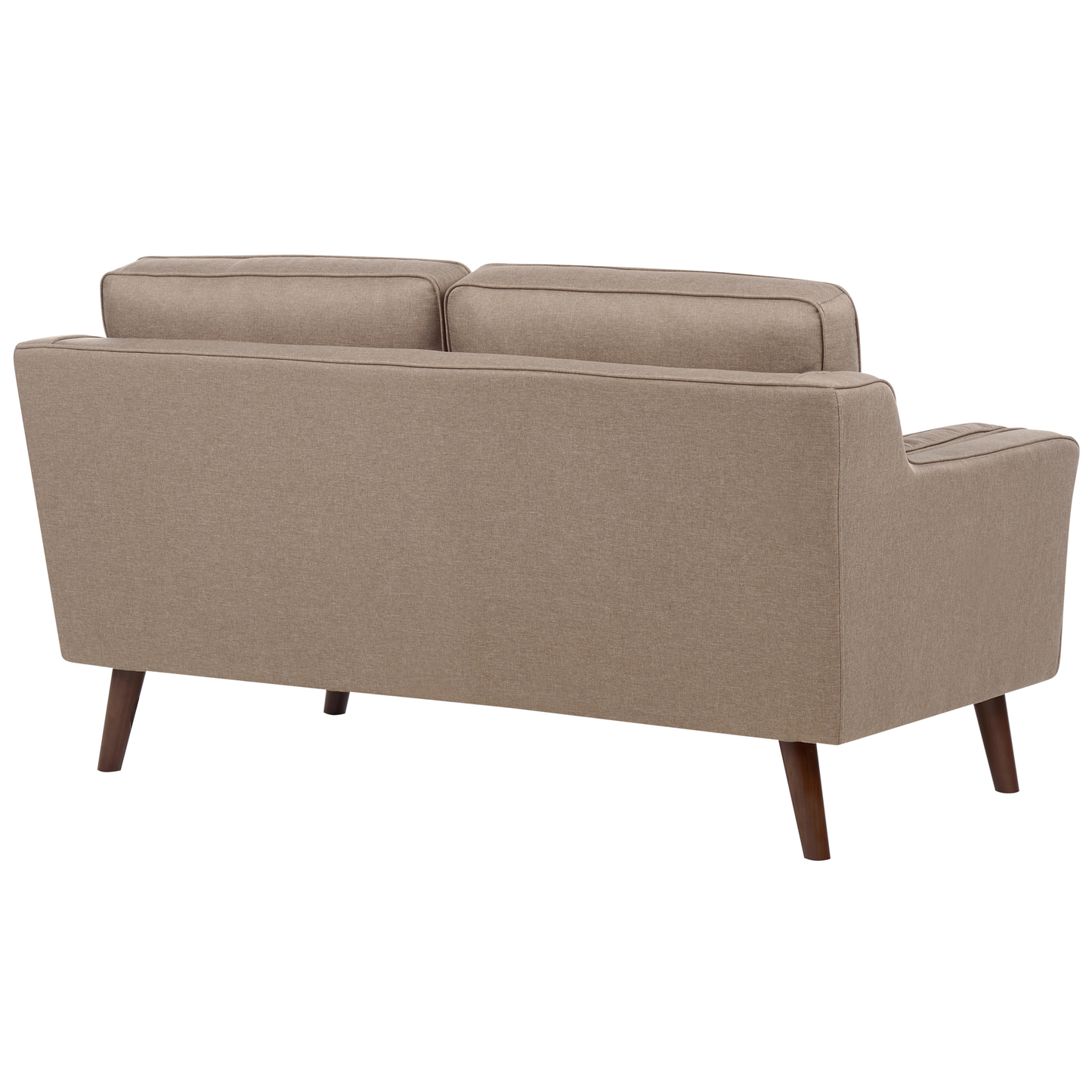 2-Sitzer Sofa hellbraun LOKKA